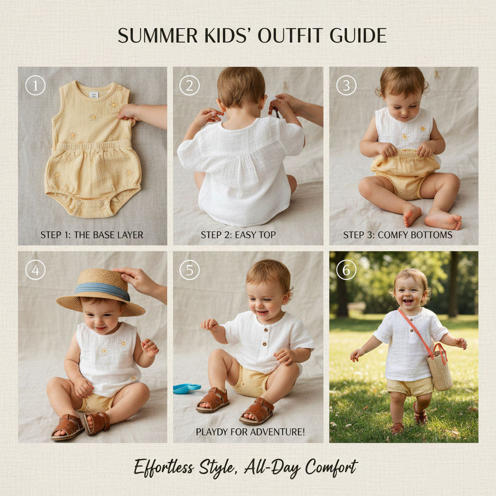 Essential Summer Wear for Kids Ensuring Comfort and Sun Protection
