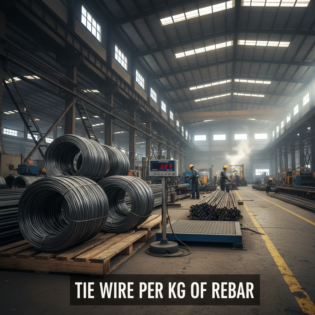 Optimizing Tie Wire per Kg of Rebar for Robust Construction Projects