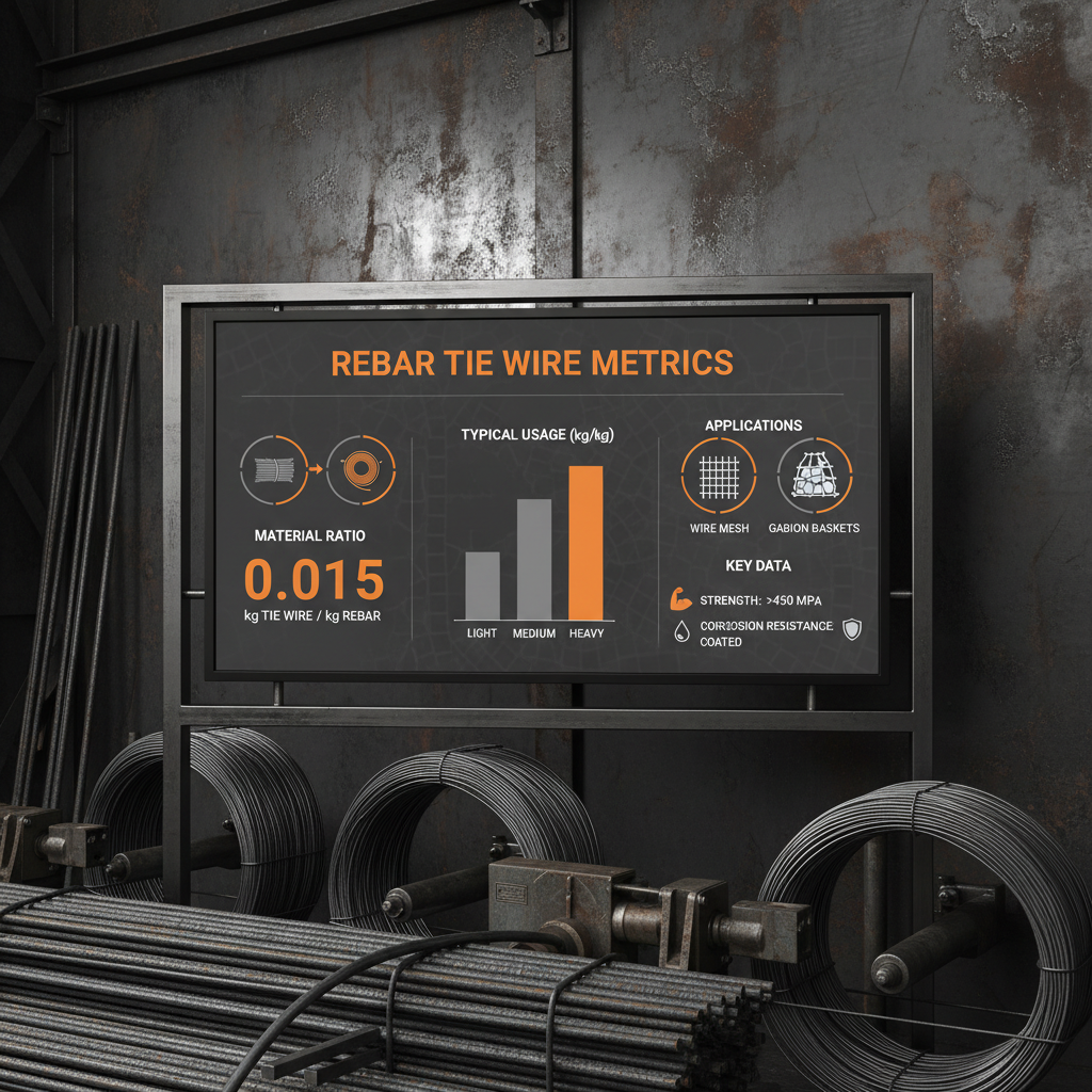 Optimizing Tie Wire per Kg of Rebar for Robust Construction Projects