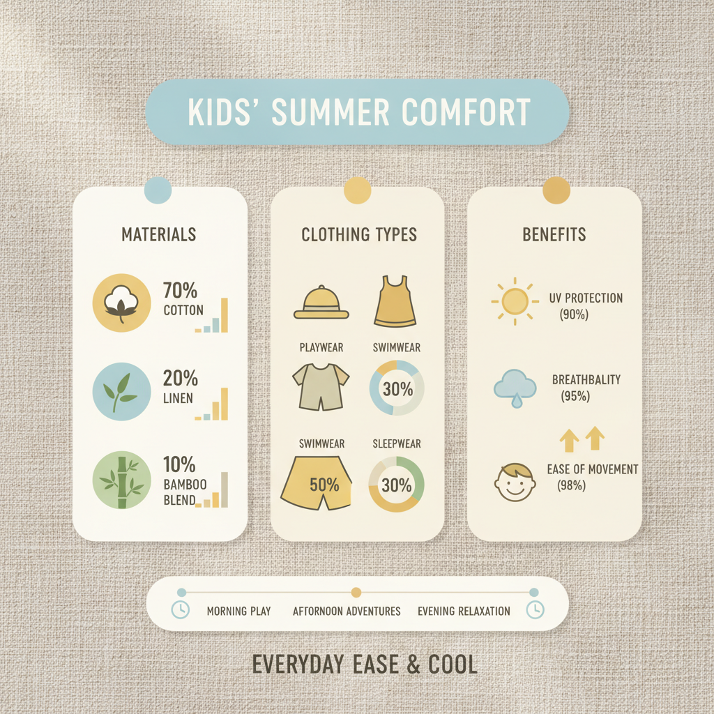 Essential Summer Wear for Kids Ensuring Comfort and Sun Protection