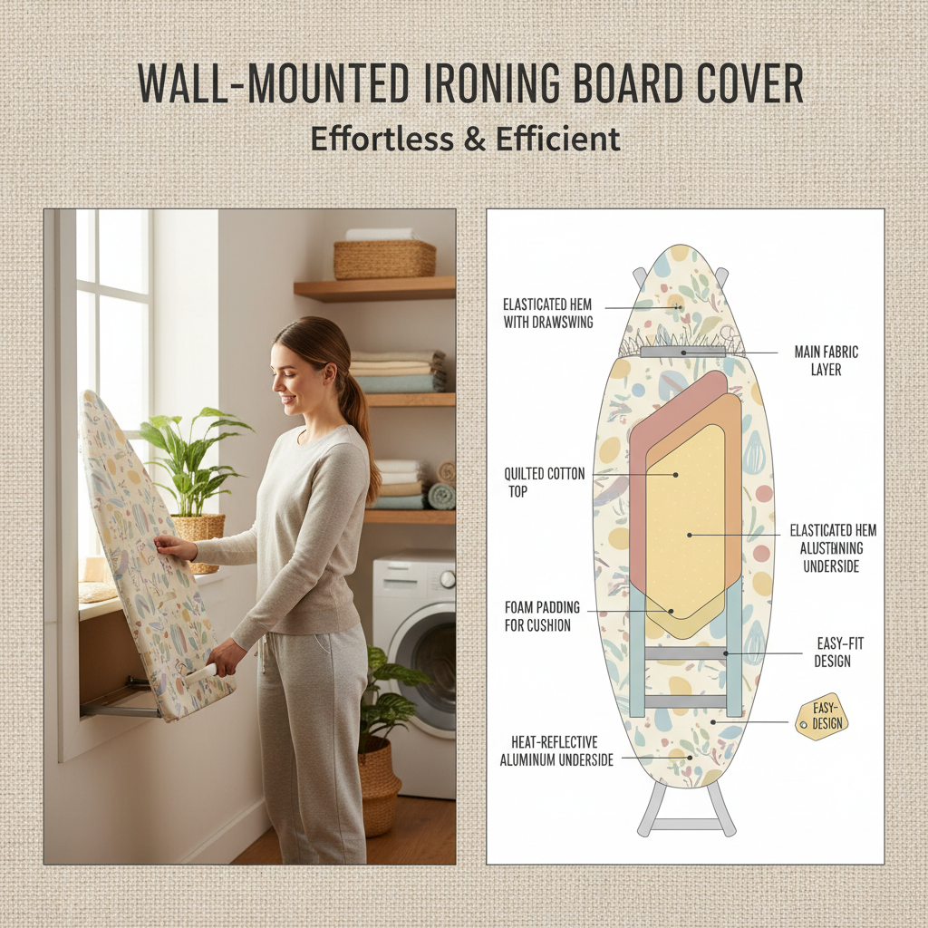Optimize Laundry Spaces with a Premium Wall Mounted Ironing Board Cover