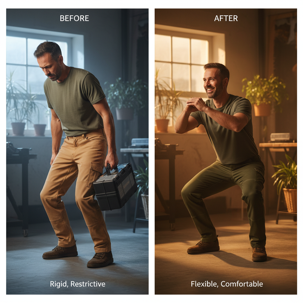 The Rise of Stretchy Work Pants for Enhanced Comfort and Productivity