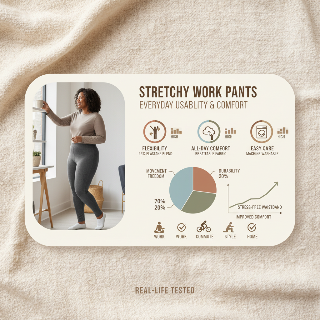 The Rise of Stretchy Work Pants for Enhanced Comfort and Productivity