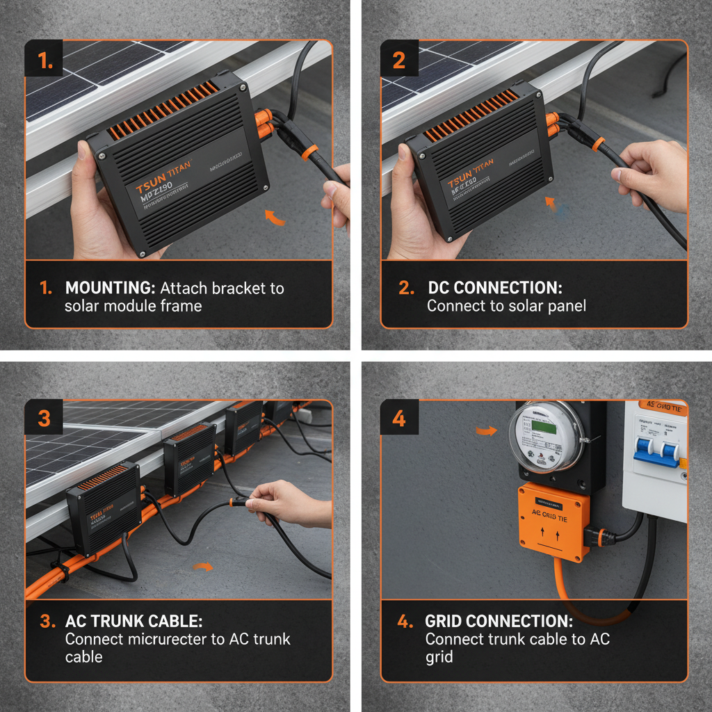 Maximize Solar Energy with High Performance Tsun Titan Microinverter MP2250 MP3000 MS3000 Solutions