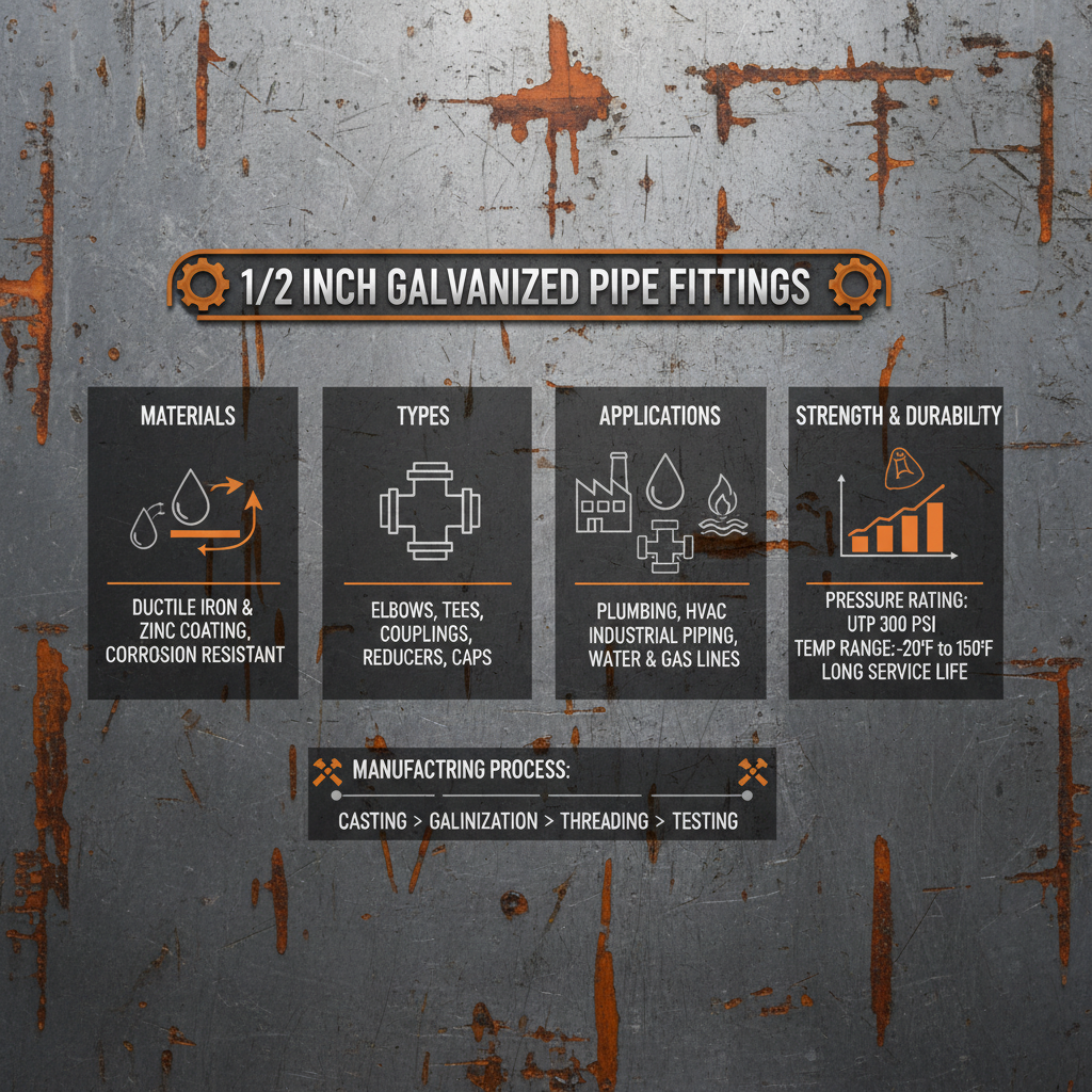 Comprehensive Guide to 1 2 inch Galvanized Pipe Fittings and Their Applications