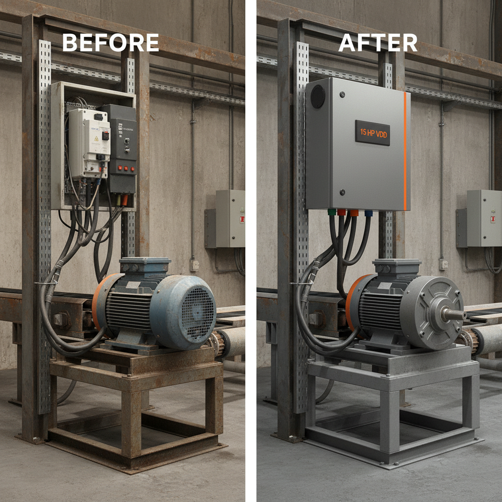 Optimizing Industrial Processes with a Reliable 15hp VFD Solution