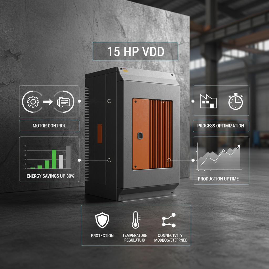 Optimizing Industrial Processes with a Reliable 15hp VFD Solution