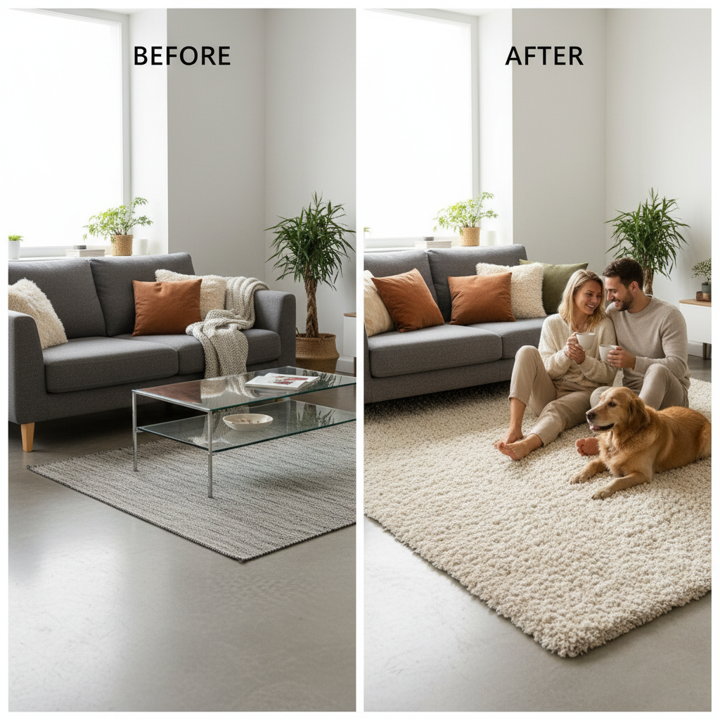 Elevate Your Living Space with Luxurious Plush Area Rugs for Living Room