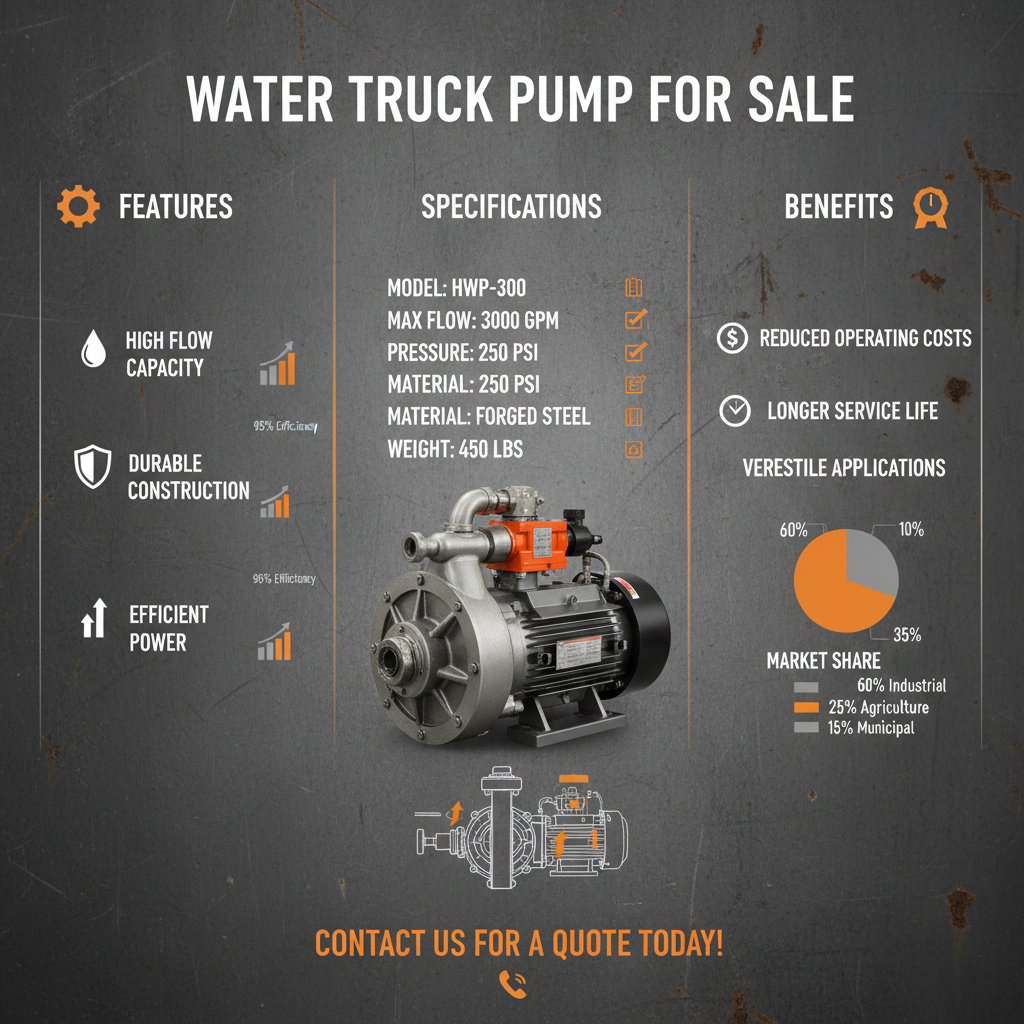 Comprehensive Guide to Water Truck Pump for Sale Selection and Applications