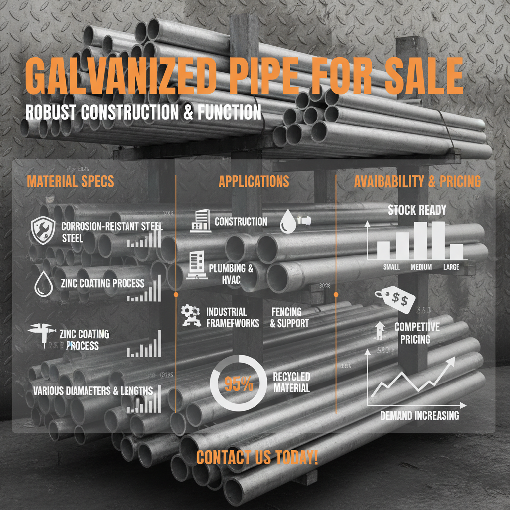 Discover Durable Galvanized Pipe for Sale for Reliable Infrastructure Solutions