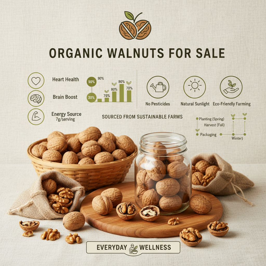 Discover Premium Organic Walnuts for Sale and Their Health Benefits