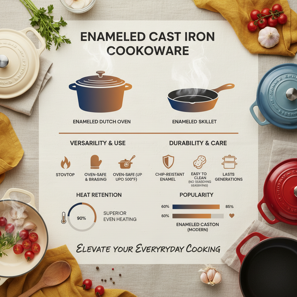 The Enduring Appeal of Enameled Cast Iron Pan for Modern Kitchens
