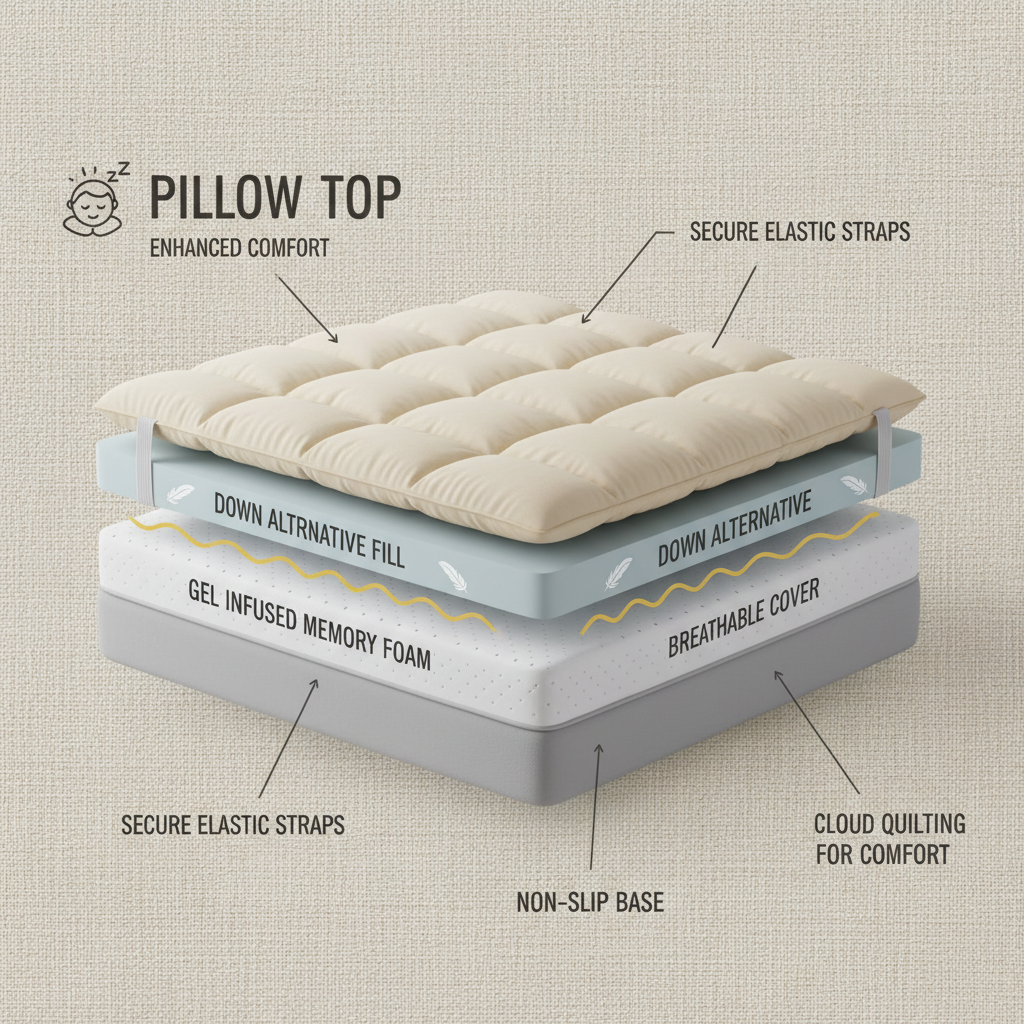 Elevate Your Sleep Experience With Pillow Top Comfort For Restful Nights