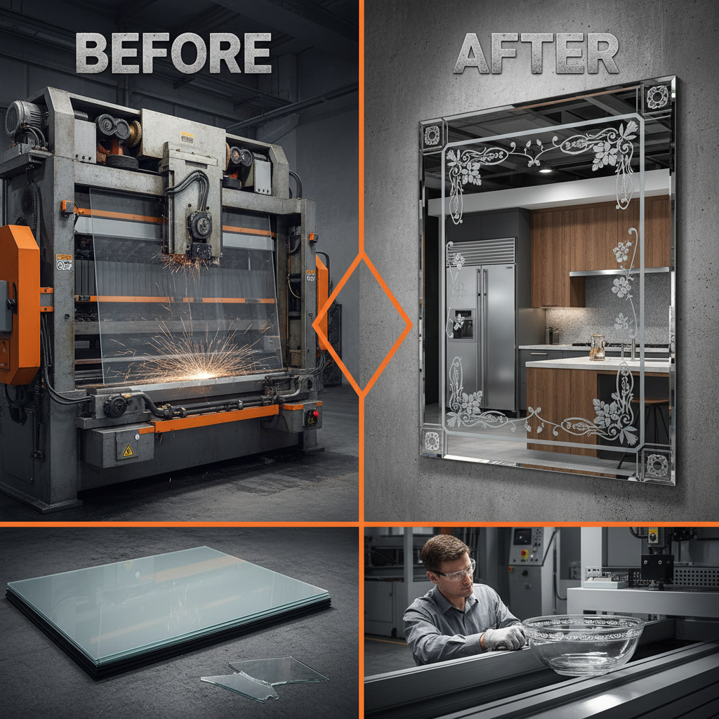 Elevate Your Space with Exquisite Fancy Glass Mirror Designs