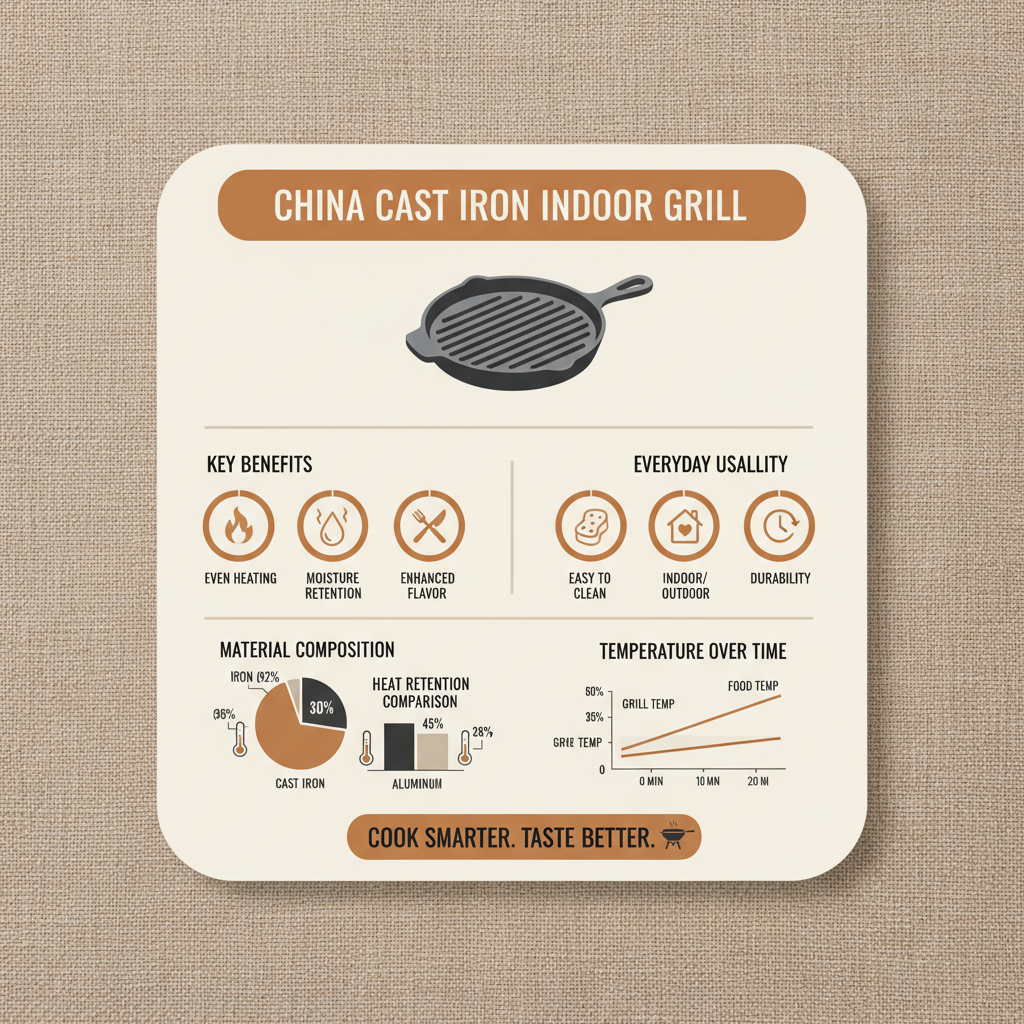 Discover the Benefits of a China Cast Iron Indoor Grill for Your Kitchen