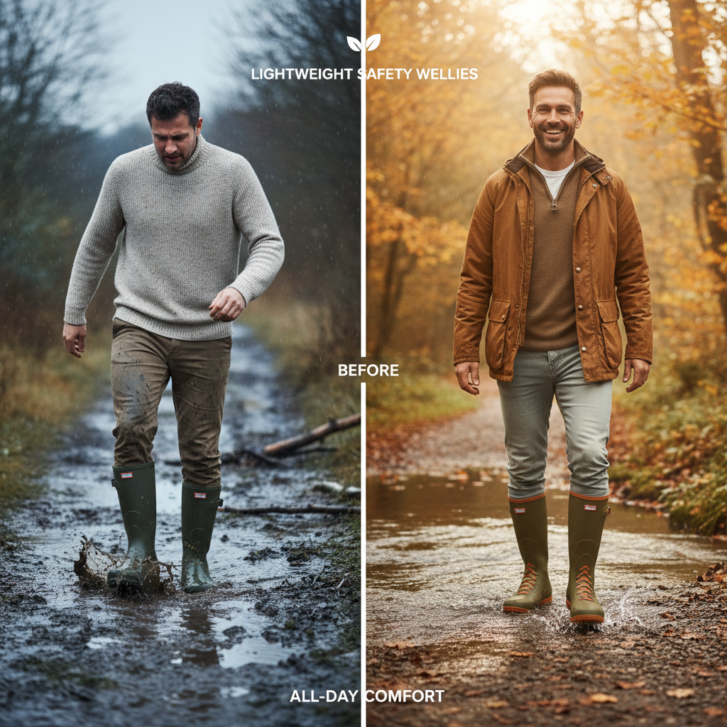 Discover the Benefits of Lightweight Safety Wellies for Optimal Workplace Protection