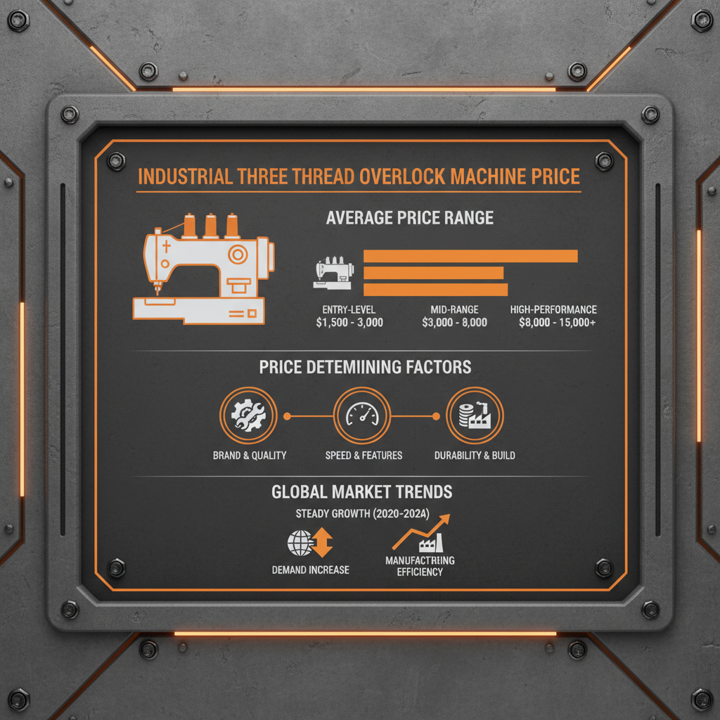 Comprehensive Guide to Three Thread Overlock Machine Price and Selection