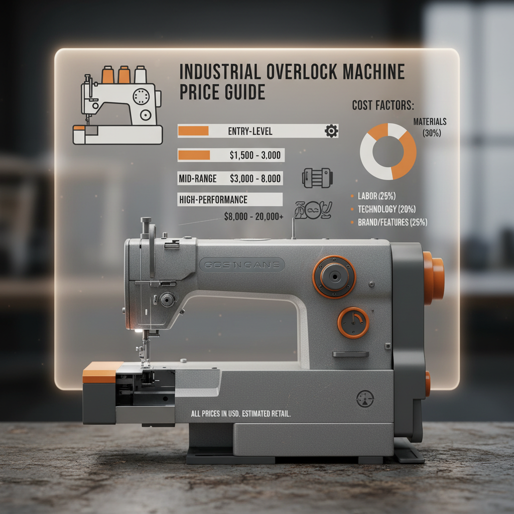 Understanding Typical Overlock Machine Price Ranges and Key Features