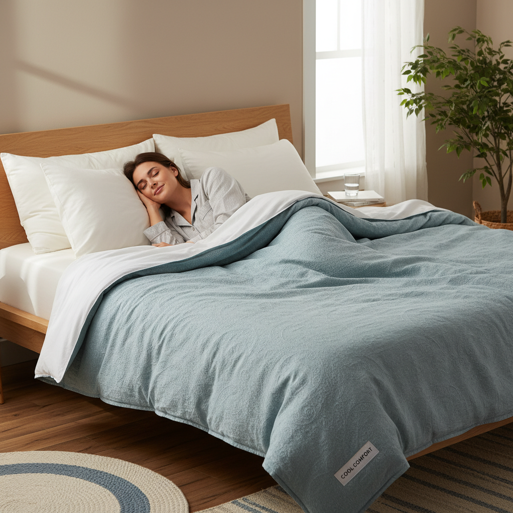 Experience Ultimate Comfort with a Cooling Down Comforter for Restful Sleep