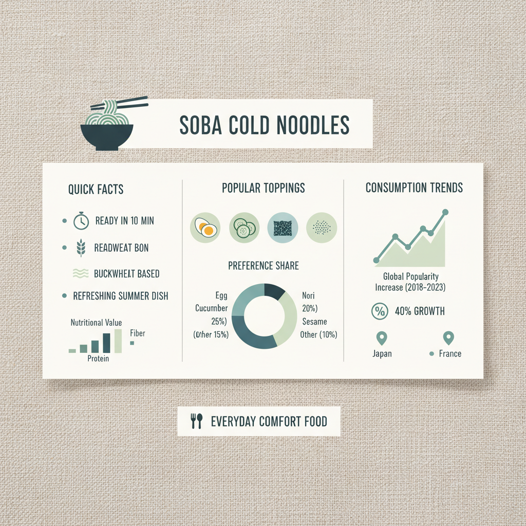 Discover the Refreshing World of Soba Cold Noodles and Japanese Cuisine