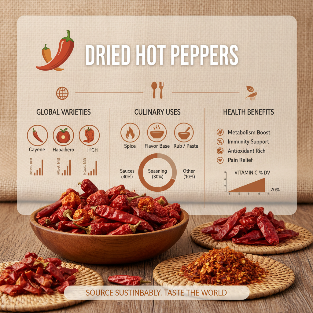 Discover Premium Dried Hot Peppers for Sale at Hongri Spice