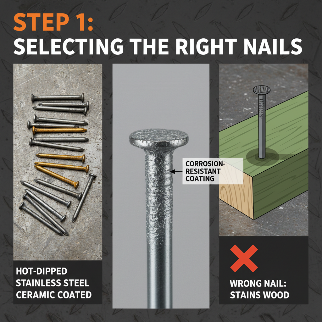 Choosing the Best Nails for Pressure Treated Fence A Comprehensive Guide