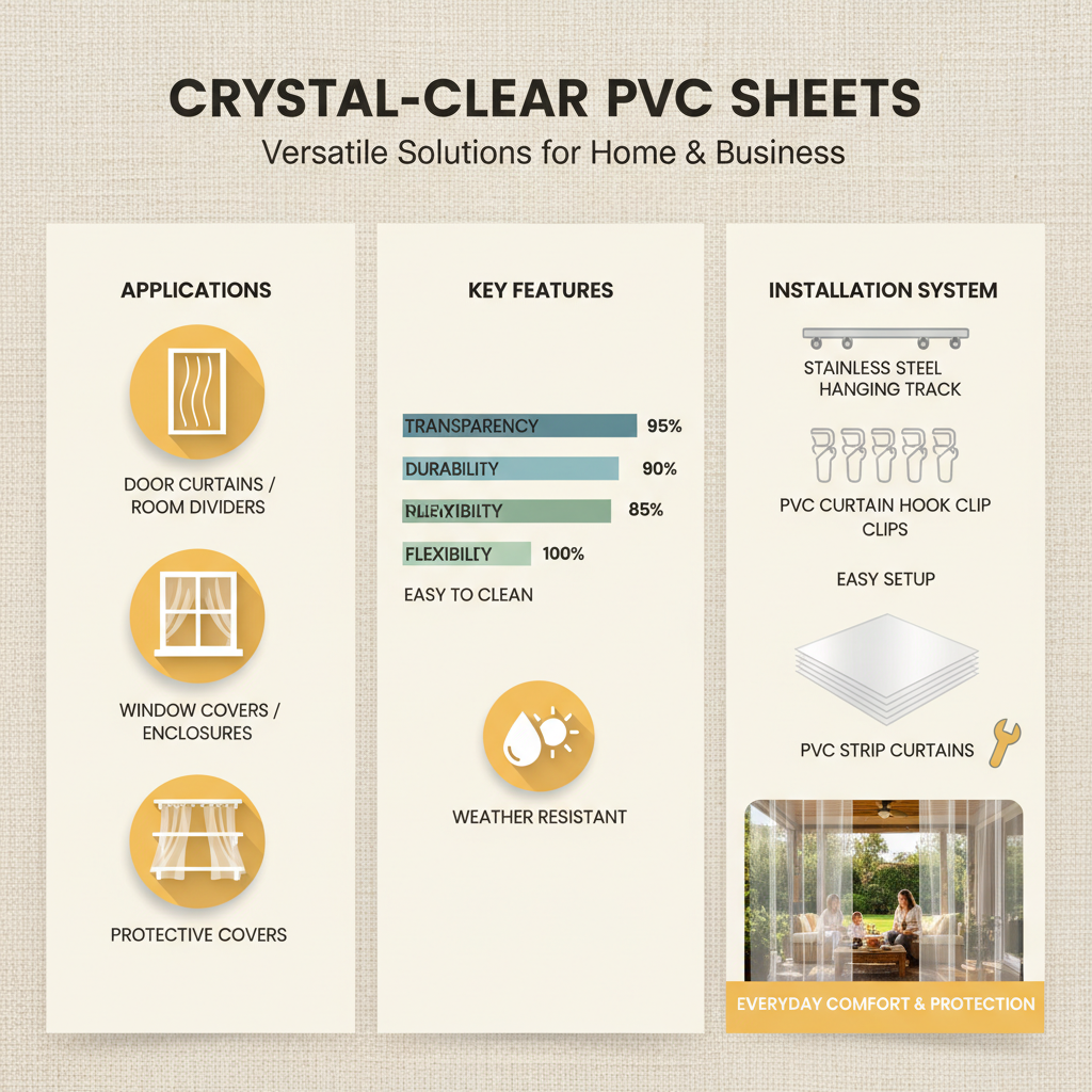 Crystal Clear Transparent PVC Sheets A Comprehensive Guide to Applications and Benefits