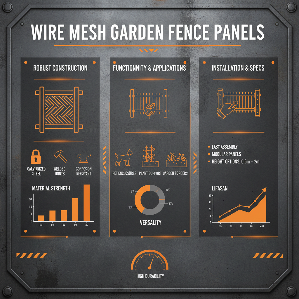 Enhance Your Garden Security with Durable Wire Mesh Garden Fence Panels