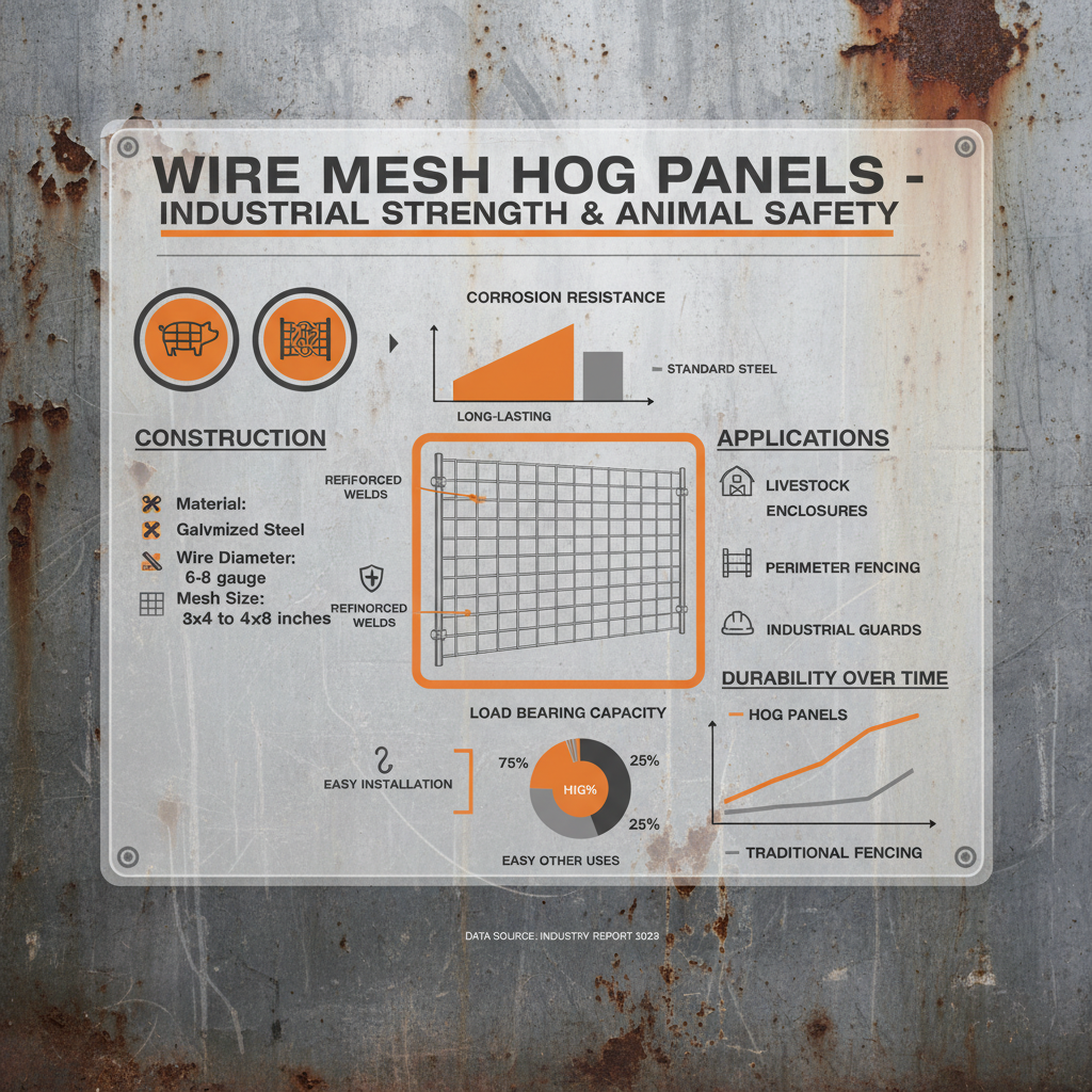 High Quality Wire Mesh Hog Panels for Durable Livestock Containment