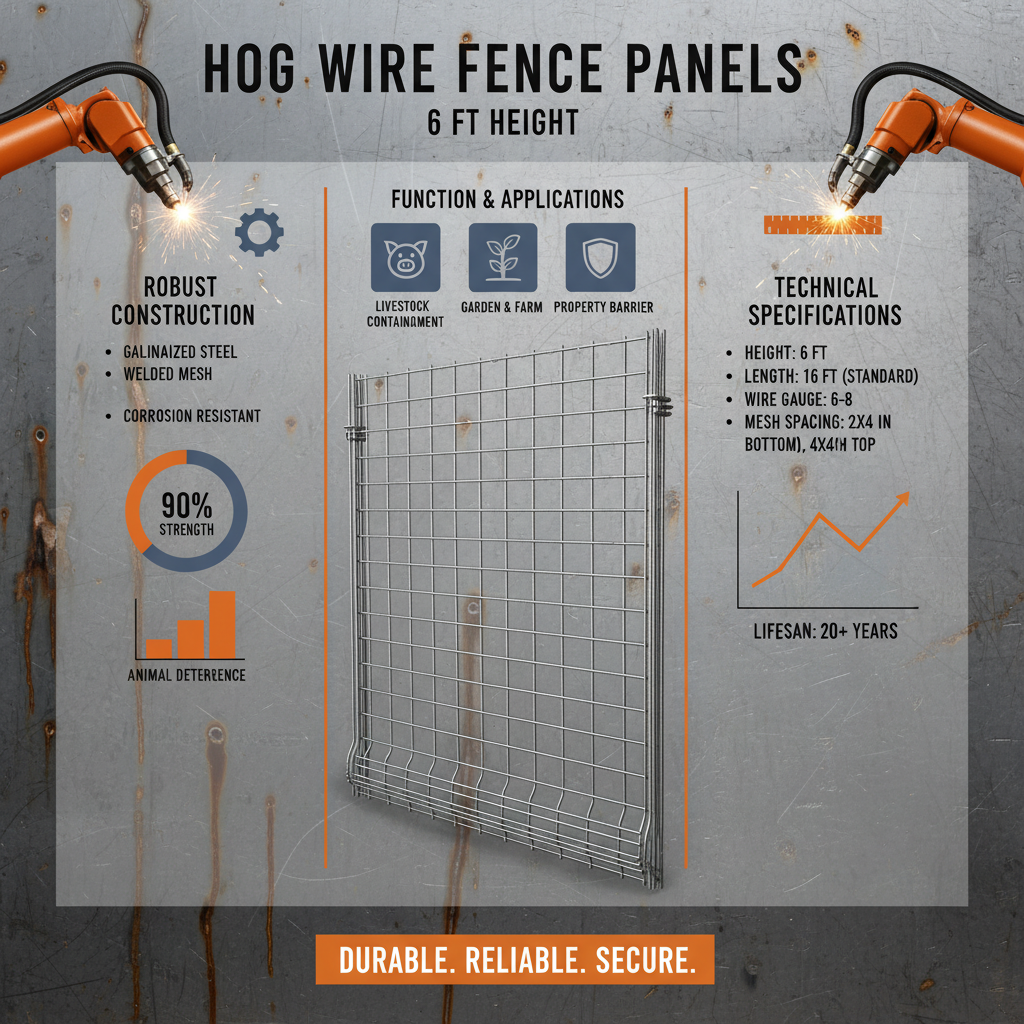 Comprehensive Guide to Durable 6 ft Hog Wire Fence Panels for Secure Properties