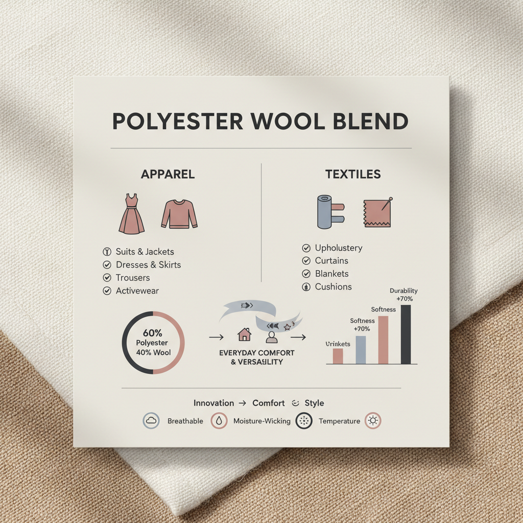 Exploring the Versatility of Polyester Wool Fabric for Apparel and Textiles