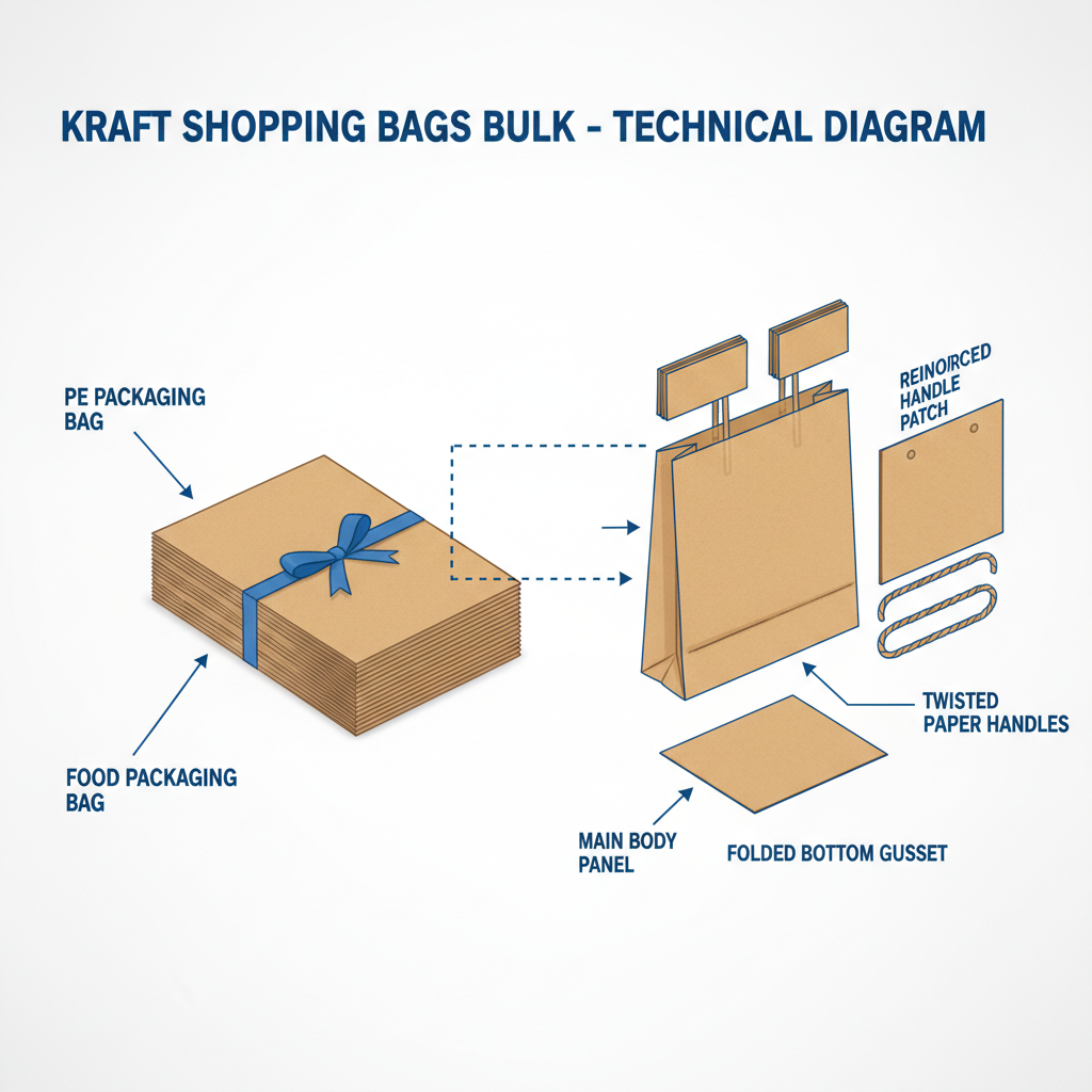 Discover High Quality Kraft Shopping Bags Bulk for Your Business Needs
