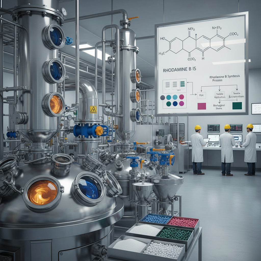 Rhodamine B is a Versatile Dye for Microscopy and Industrial Applications