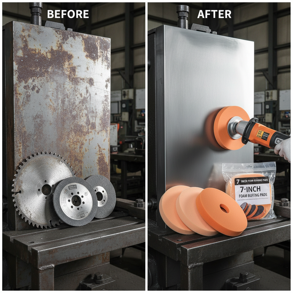 Achieve a Showroom Shine with Premium 7 Inch Foam Buffing Pads