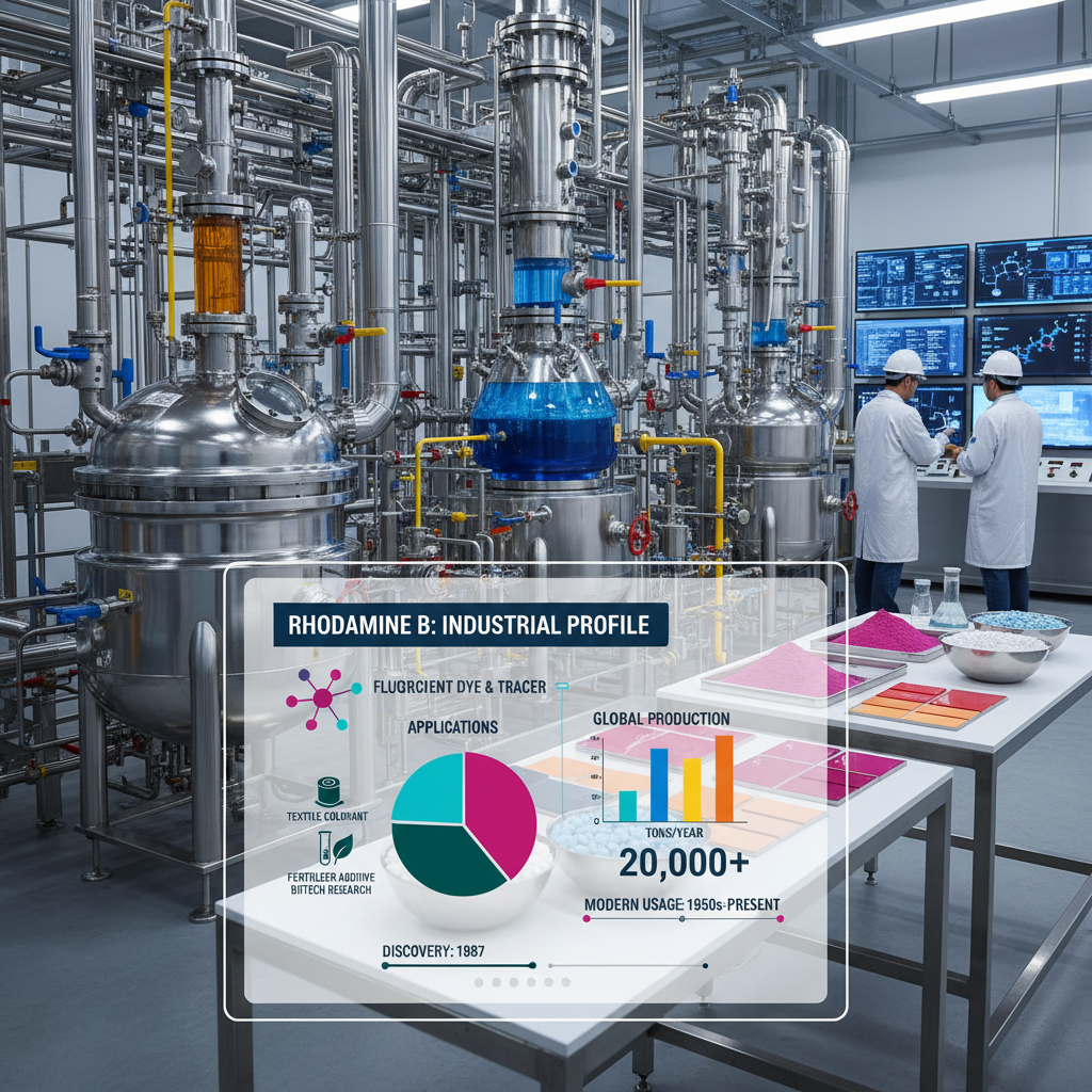 Rhodamine B is a Versatile Dye for Microscopy and Industrial Applications