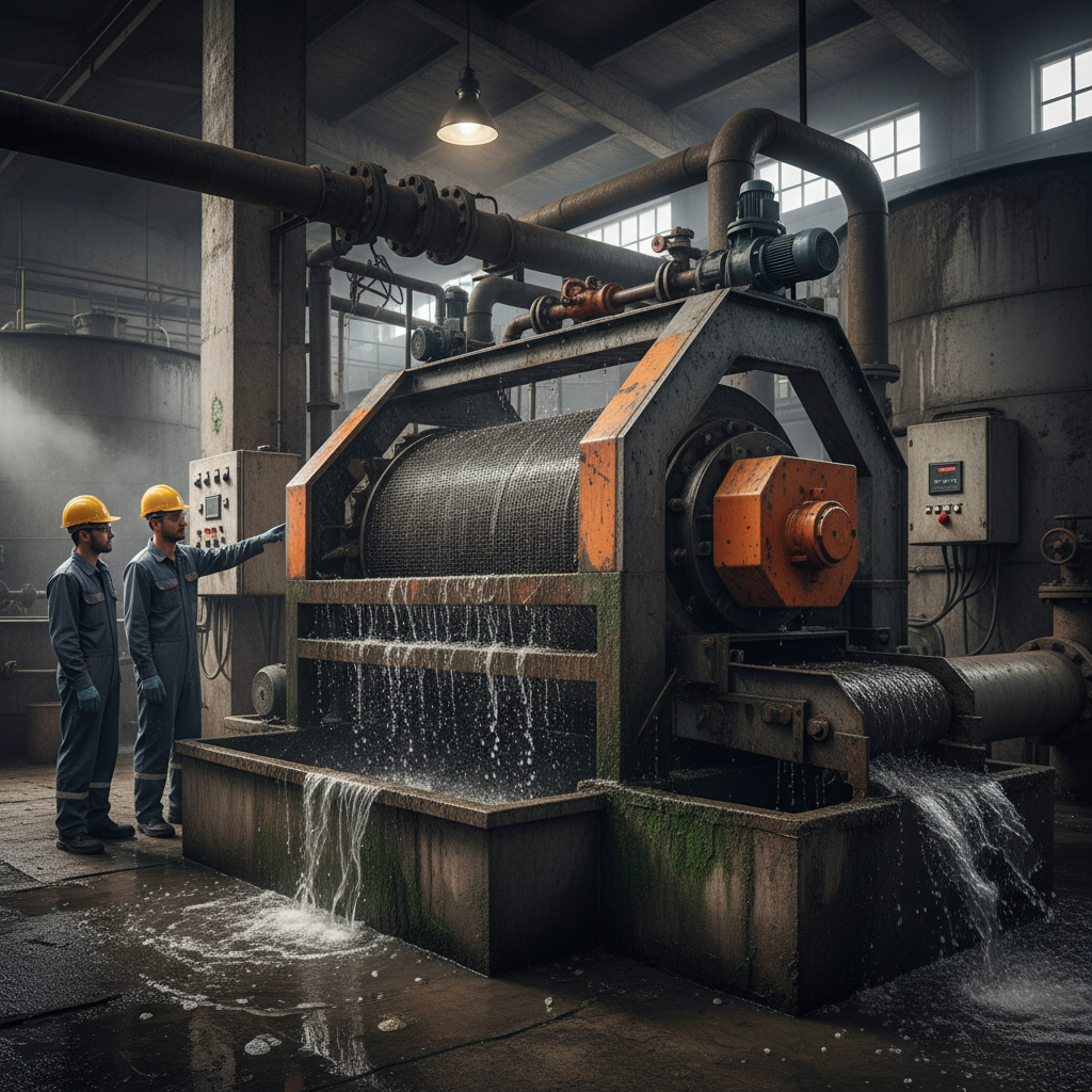 Optimizing Wastewater Treatment Processes with Advanced Drum Screen Technology