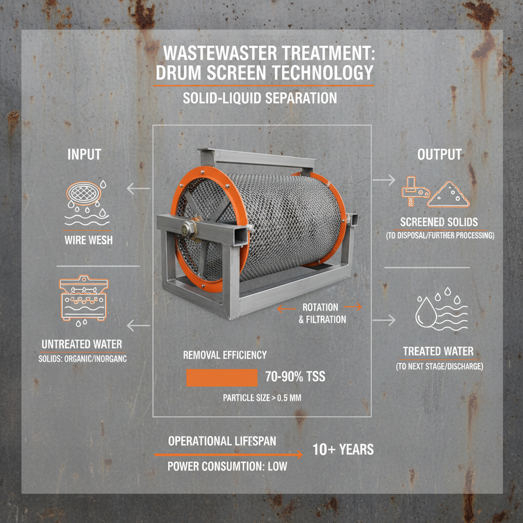 Optimizing Wastewater Treatment Processes with Advanced Drum Screen Technology