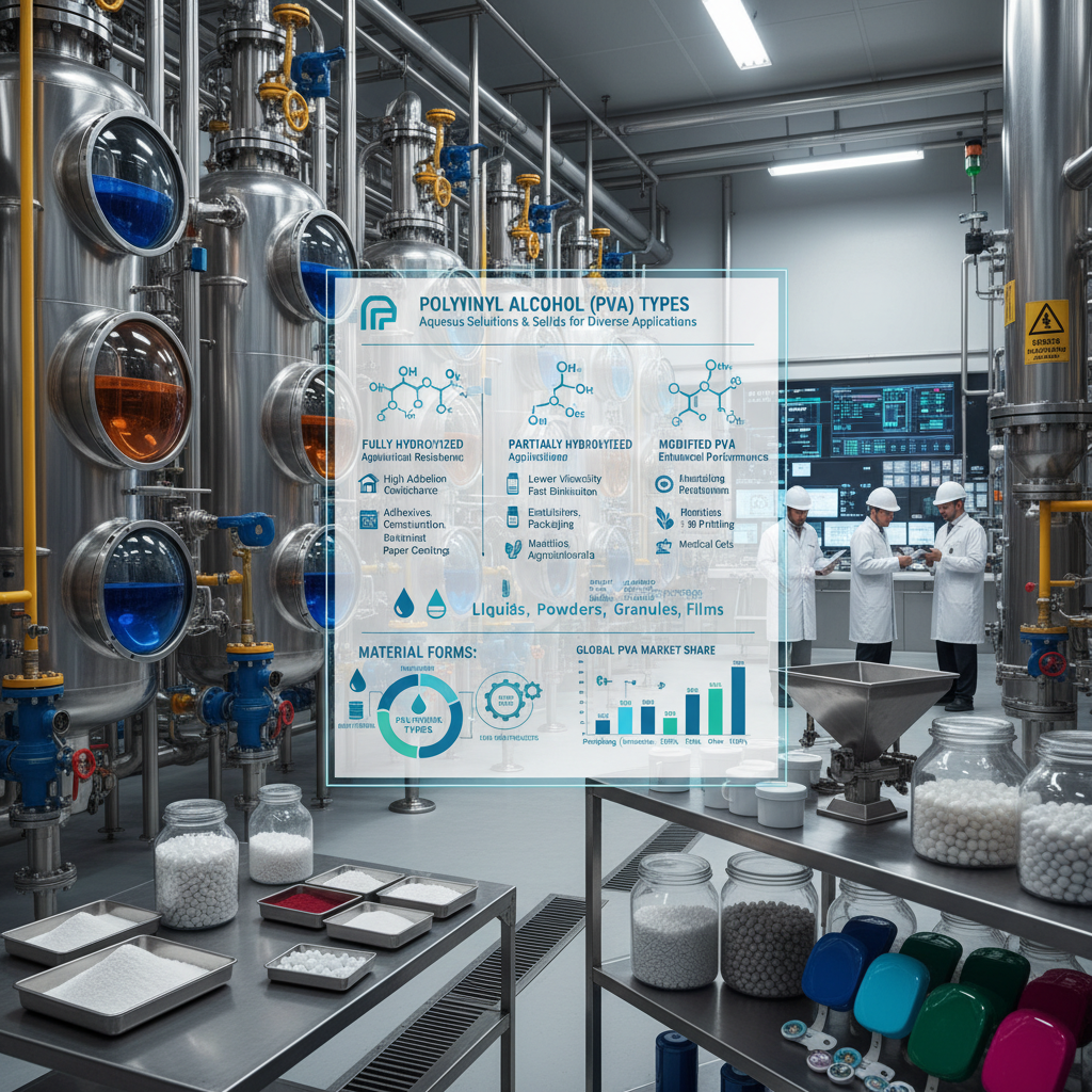 Understanding the Diverse Types of PVA and Their Applications