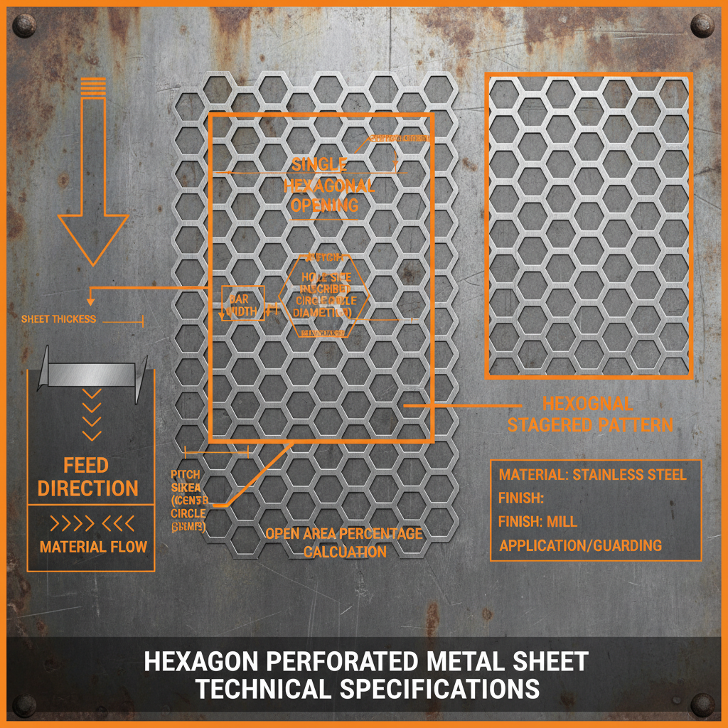 Explore the Versatility of Hexagon Perforated Metal Sheet for Diverse Applications