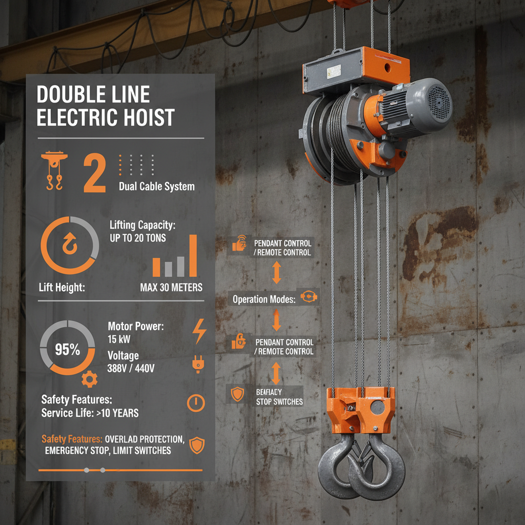 Maximize Lifting Efficiency with a Robust Double Line Electric Hoist