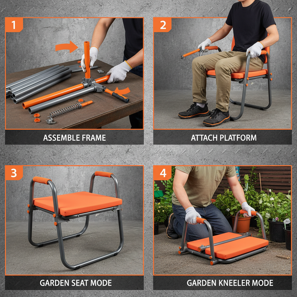 2 in 1 garden kneeler