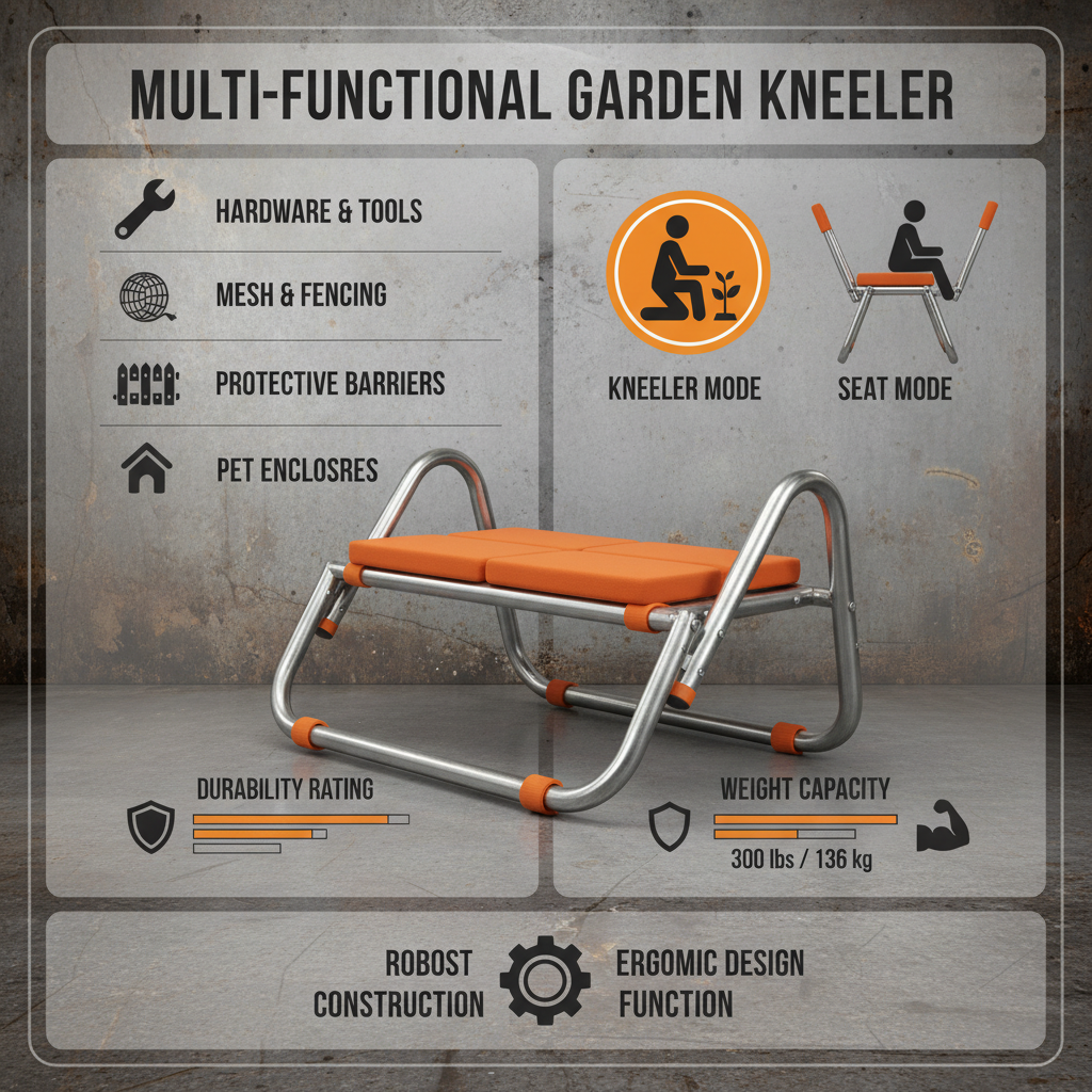 2 in 1 garden kneeler