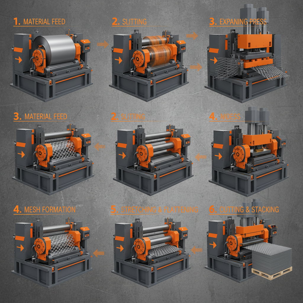 expanded mesh machine