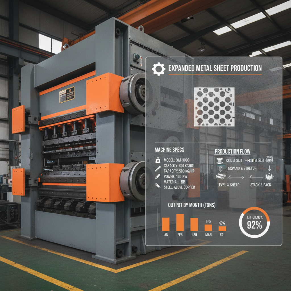 expanded metal sheet machine