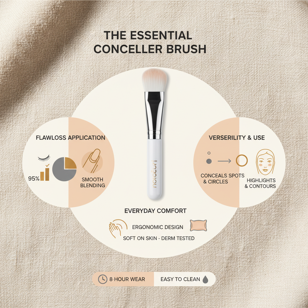 The Ultimate Guide to Choosing the Right Concealer Brush for Flawless Makeup