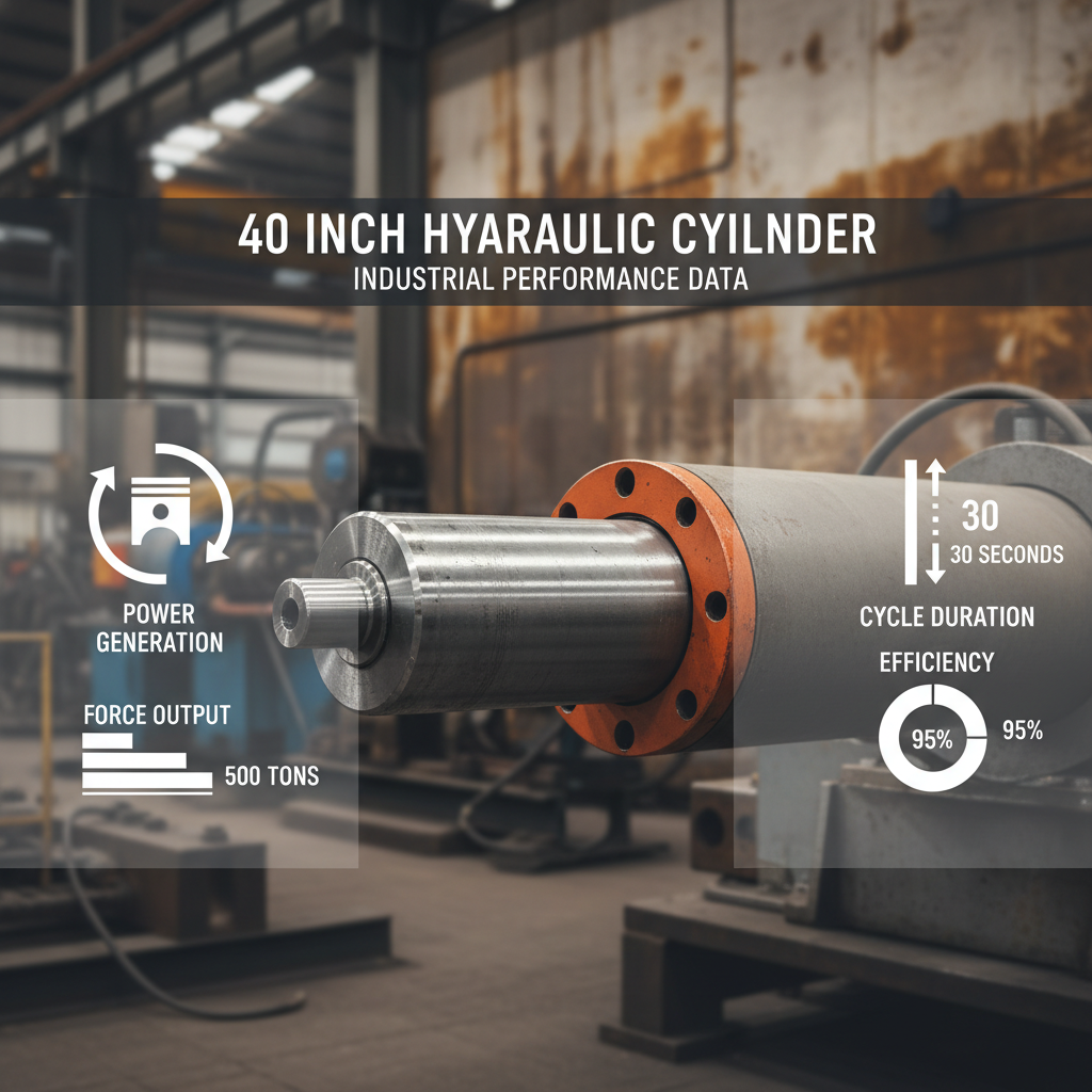 40 inch hydraulic cylinder
