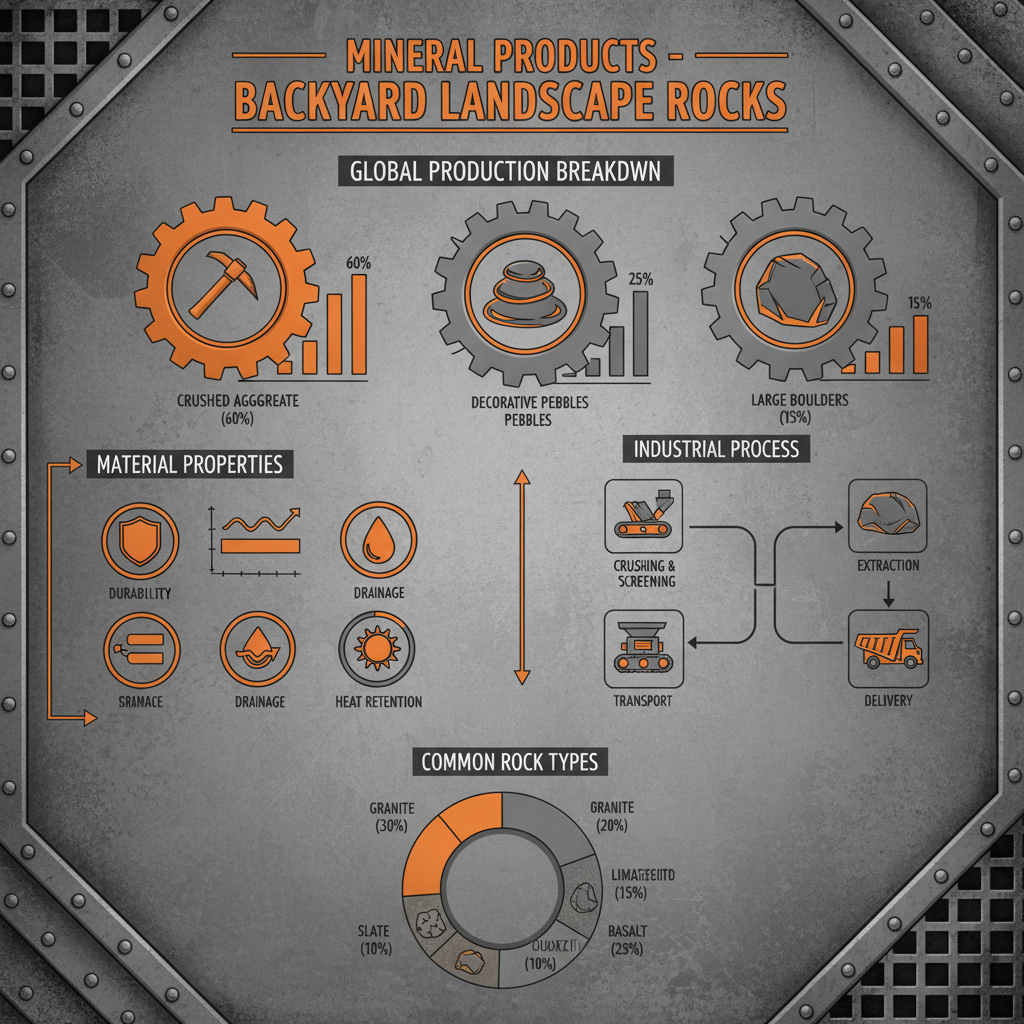 backyard landscape rocks