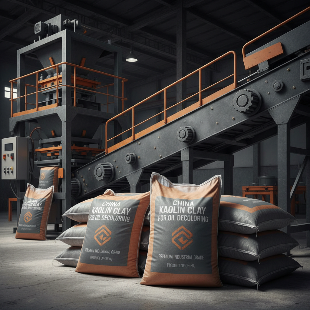 China kaolin Clay For Oil Decoloring