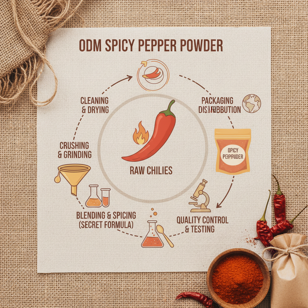 odm spicy pepper powder
