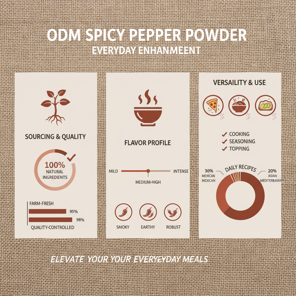 odm spicy pepper powder